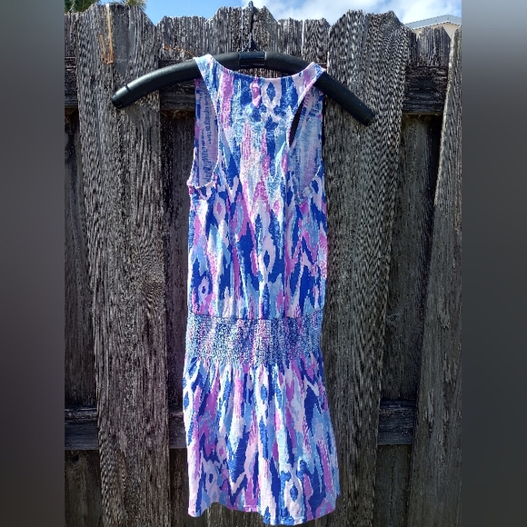 Lilly Pulitzer Tideline Tunic Mini Dress Amethyst One to Many - Picture 3 of 5